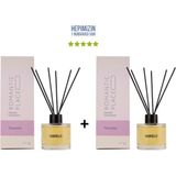 Bargello 2x Yasemin Dekoratif Ortam Kokusu 120 ml Romantic Place - Bambu Çubuklu