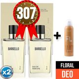 Bargello 307 Floral EDP 2x50 ml Kadın Parfüm+150 ml Kadın Deodorant