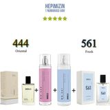 Bargello 444 + 561 Kadın/erkek Parfüm Edp 50 ml Oriental/fresh + No: 444 + No: 561 Kadın/erkek Body Mist Edt 210 ml Oriental/fresh -MNMS444561BMSET