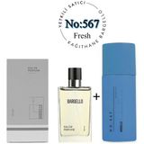 Bargello 567 Erkek Parfüm Edp 50 ml + No: 567 Unisex Deodorant 150 ml - MNMS567DEO