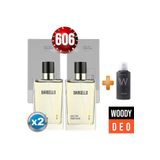 Bargello 606X2(2ADET) Woody Erkek 50 ml Edp + Woody Erkek Deodorant 150 ml