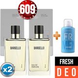 Bargello 609 EDP 2x50 ml Erkek Parfüm + Fresh 150 ml Deodorant