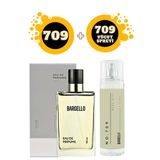 Bargello 709 Edp Oriental 50 ml Erkek Kokusu + NO:709 210 ml Body Mist Vücut Spreyi