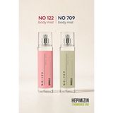 Bargello NO.122 Kadın 210 ml Body Mıst + NO.709 Erkek 210 ml Body Mist - Şeffaf