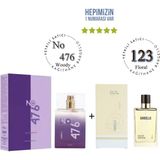 Bargello No: 476 + 123 Unisex / Kadın Parfüm Edp 50 ml Woody / Floral - MNMS476123 - 100 ml