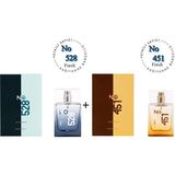 Bargello No: 528 + NO: 451 Erkek / Unisex Parfüm EDP 50 ml Fresh - MNMS50NO528451 - 100 ml