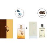 Bargello NO:451 + 408 Unisex / Kadın Parfüm EDP 50 ml Fresh / Floral - MNMS50NO451408 - 100 ml