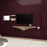 Barida Lumion 125 cm Masif Çam Ahşap Çok Amaçlı Ünite: Tv Ünitesi, Duvar Rafı & Konsol