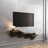 Barida Lumion Modern Tv Ünitesi, Dekoratif Tv Ünitesi, Ahşap Özel Tasarım Tv Ünitesi - 20x45x130