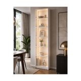 Barida Sanat %100 MDF Neon Ledli Gümüşlük Modern Vitrin 200x40x25