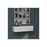 Barida Sanat Konsol Tek Büyük Çekmeceli | Dresuar | Duvara Monte MDF Ahşap Raf | Makyaj Masası 55cm uzunluk