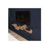 Barida Sanat Modern TV Ünitesi,Duvar Rafı,Ahşap Özel Tasarım Raf-100 cm uzunluk