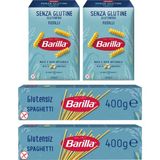 Barilla Glutensiz Fusilli Ve Spagetti Makarna 400 Gr 4 Lü Karma Paket