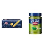 Barilla Mafaldine Makarna 500 gr + 190 gr Fesleğenli Pesto Makarna Sosu