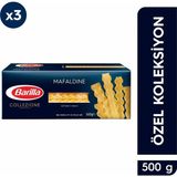 Barilla Mafaldine Makarna 500 gr x 3 Aromasız, İtalyan Mutfağına Özel Kıvrımlı Makarna