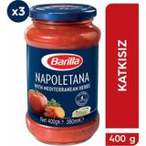 Barilla Napoliten (Napoletana) Makarna Sosu 400 gr x 3 'lü - 1,2 kg