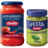 Barilla Pesto 190 gr ve Arrabiatta 400 gr Makarna Sosu 2 Li Paket - 1 Paket