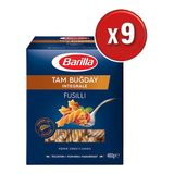 Barilla Tam Buğday Burgu Makarna (Integrale Fusilli) 400 gr x 9 Paket (1 Koli)