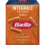 Barilla Tam Buğday Makarna 400G Burgu - Düşük Glisemik Indeks, Iki Kat Lifli 3'li Ekonomik Paket - 3 Adet