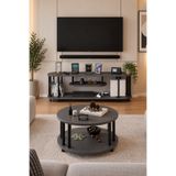 BARIN DESIGN Salon Oturma Odası Takımı Metal Ayaklı Tv Ünitesi Orta Sehpa Avantajlı Mobilya Seti