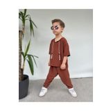 barin kids Anne-çocuk kombin çocuk şalvar takım