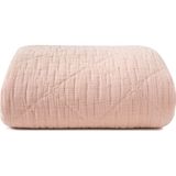 Barine Atik Transcented Pembe Pamuklu Dolgulu King Size Yatak Örtüsü 240 x 240 cm - Standart