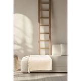 Barine Cocoon 4 Katlı Müslin Koltuk Şalı, Battaniye Krem - Ekru - 130 x 170 cm