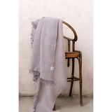 Barine Cocoon 4 Katlı Müslin Koltuk Şalı, Battaniye Lila - 130 x 170 cm