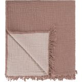 Barine Cocoon Cinnamon Nougat Pamuklu 4 Katlı Müslin Çift Kişilik Pike Yatak Örtüsü 200 x 220 cm - Standart