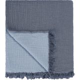 Barine Cocoon Mavi %100 Pamuk King Size Yatak Örtüsü 240 x 260 cm - Standart