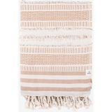 Barine Fringe Koltuk Şalı Deve Tüyü 130 x 170 - 130 x 170 cm