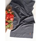 Barine Keten Runner Antrasit - 45 x 160 cm
