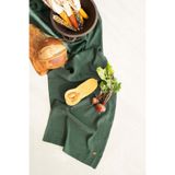 Barine Keten Runner Yeşil 45x160