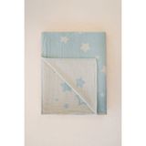 Barine Twinkle Star Jakarlı Çocuk ve Bebek Battaniyesi 130x170 cm Mint - 130 x 170 cm