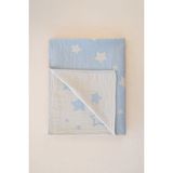 Barine Twinkle Star Yıldız Jakarlı Çocuk ve Bebek Battaniyesi 130x170 cm Mavi - 130 x 170 cm