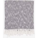 Barine Wave Pamuk Koltuk Şalı Gri 130 x 150 - 130 x 150 cm
