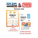 Barış 2025 Tyt-Ayt Geometri Tyt10-Ayt10 Deneme-Krallar Geometri Tyt-Ayt 10x24 Deneme Seti+Kalemlik