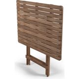 Barış Ahşap Ahşap Katlanır Masa Balkon Bahçe Teras Masası - 60 x 80 cm