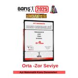 Barış Ayt Matematik Konu Denemeleri Tri-Lmt-Trv-İntgral-Fonk-Log-Dizi 19 Deneme+Kalemlik
