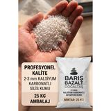 Barış Bazalt 2-3 mm Kalsiyum Karbonatlı Silis Akvaryum Kumu 25 Kg | Beyaz Taban Kumu, Dekoratif Görünüm, Doğal ve Güvenli, Bitki Gelişimini Destekler, Profesyonel Kalite