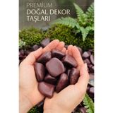 Barış Bazalt Kırmızı Dolomit Taşı 4-6 cm Doğal Dekoratif 25 kg | Bahçe ve Peyzaj İçin, Teraryum Uyumlu, Akvaryum Uyumlu, Saksı Dekorasyonu, Doğal Taş