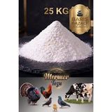Barış Bazalt Mermer Tozu Kalsit CaCO₃ 25 KG Beyaz İnce Öğütülmüş | Yüksek Saflık, Doğal Hayvan Yemi Katkısı, Kalsiyum Karbonat, İnce Öğütülmüş Toz, Doğaltaş Ürünü