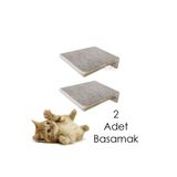 Barış Dizayn Halı kaplı Geniş kedi basamağı köprüsü duvar yürüyüş yolu oyunu tırmalama parkur 2 Adet