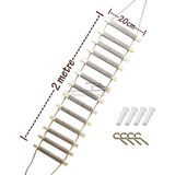 Barış Dizayn Metrelik Tırmanma Merdiven Kedi Yolu Kedi Köprüsü 1-2-3-4 Metre (Ölçü Seçimli) - 2 Metre