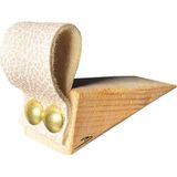 Barış Dizayn Premium Bej(Krem) Deri Kapı Altlığı Kapı Stoperi Stopper Kapı Durdurucu (5li Paket) - Antik Sarı