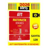 Barış Yayınları Ayt 8 Li Matematik Denemesi Tablet Kalem Yeni Nesil Sorular Tamamı Çözümlü Full