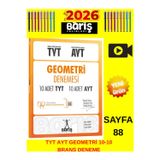 Barış Yayınları Tyt Ayt Geometri Denemesi 10 Adet Tyt 10 Adet Ayt Tablet Kalem Sınava Hazırlık Ek