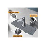 BARIŞEVİM Gri Su Tutucu Musluk Matı Mutfak Banyo Için Koruyucu Musluk Lavabo Bulaşık Süngeri