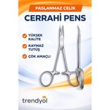 barishan medikal Cerrahi Hemostat Kavrama Pensi