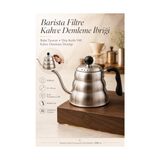 Barista Filtre Kahve Demleme Ibriği 1 L (1000 Ml), Hassas Akışlı Gooseneck Drip Kettle V60 Kahve Demleme Demliği Bulut Tasarım Paslanmaz Çelik 723402 - Çok Renkli